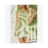 Wholesale Dresses Trendy Sleeveless Printed Beach Clothing Knitted SD163856
