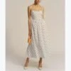 Polka Dot Lace-Up High Waist Slim Fit Vintage Slip Dress Wholesale Dresses SDN533962