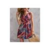 Fashion Printed V Neck Sleeveless High Waist Tank Dress Wholesale Dresses SDN533525