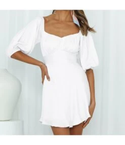 Dresses Women Wholesale Sexy Off Shoulder Lantern Sleeve SD162273