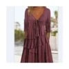 Casual Long Sleeve V Neck Tie Irregular Cake Dresses Wholesale Dresses N5923090100070