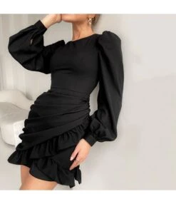 Slim Long Sleeve Wholesale Womens Dresses SD202094