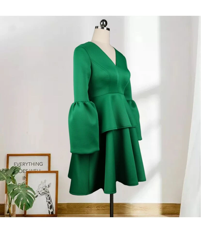 Wholesale Full Sleeve V-Neck Prom Dress SD161715 - Image 4